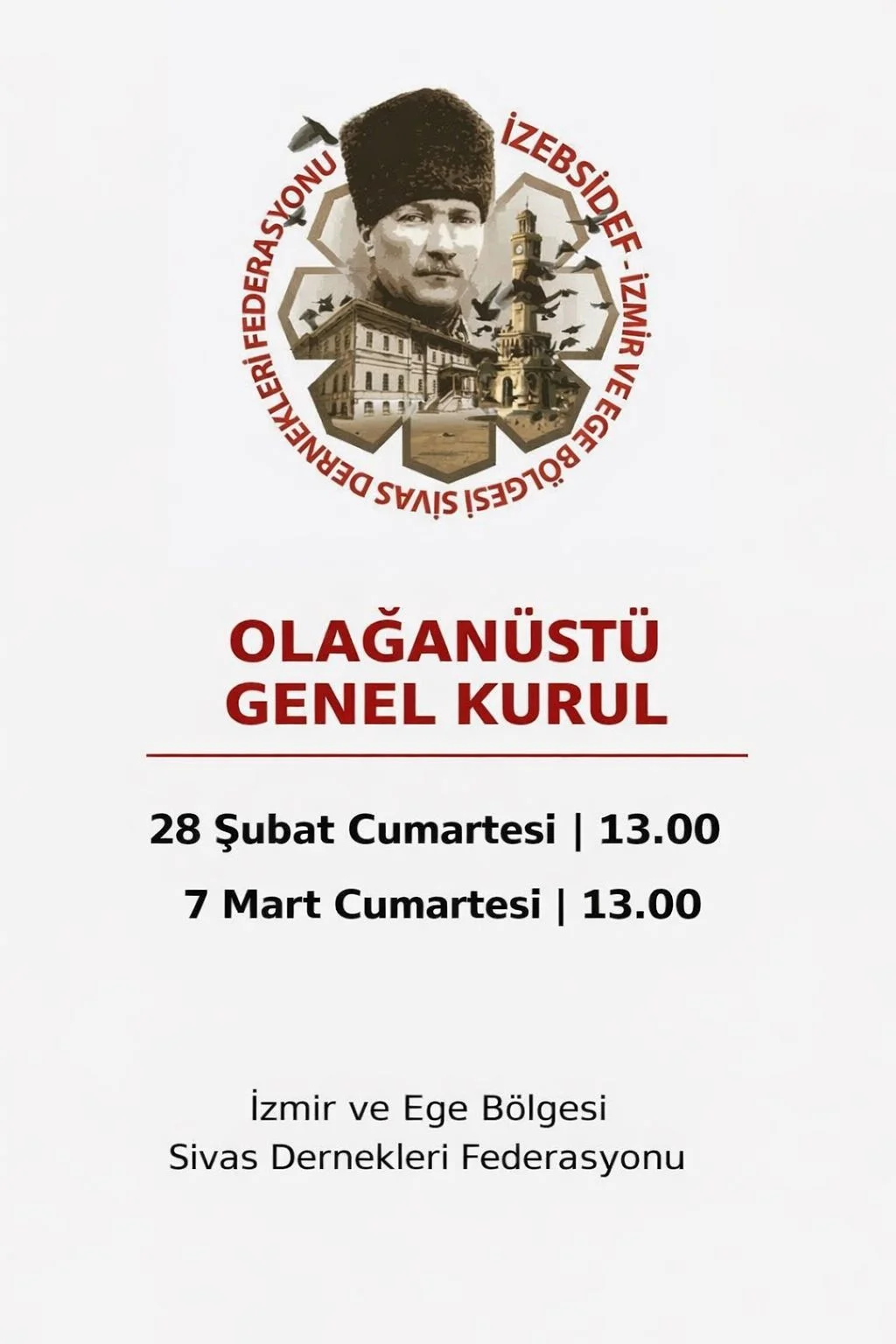 FEDERASYONUMUZ SEÇİMLİ OLAĞANÜSTÜ GENEL KURULA GİDİYOR
