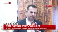 BAŞKAN VEKİLİMİZ SN. TARIK ÇAKIR, EMITT FUARINDA, SİVAS STANDINA ZİYARETTE BULUNDU
